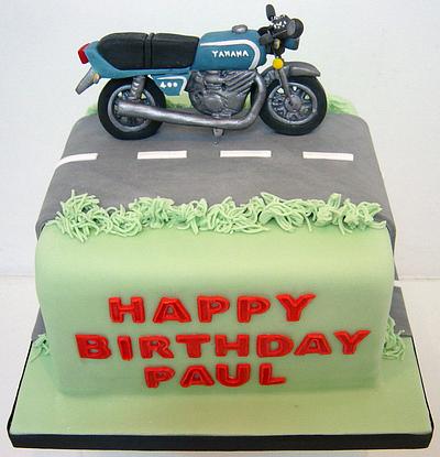 Motor Bike Cake - Cake by Wayne