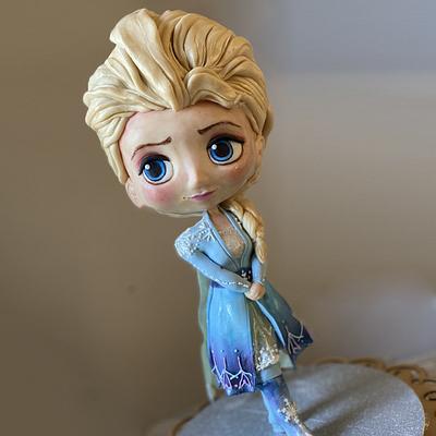 Elsa Frozen 3D Cake / Torta de Frozen 2- Evangeline.cakes - Cake by Evangeline.Cakes 