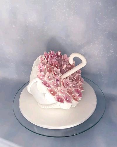 My umbrella cake - Cake by Joan Sweet butterfly 