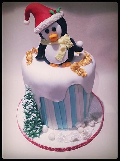 christmas penguin - Cake by Time for Tiffin 