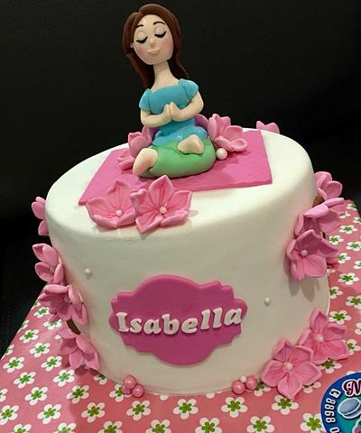 Yoga lover birthday cake - Cake by N&N Cakes (Rodette De La O)