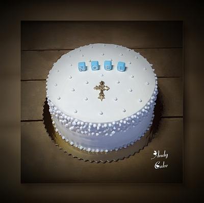 Christening cake - Cake by AndyCake
