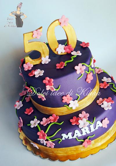 Happy 50th birthday - Cake by Francesca Kikka