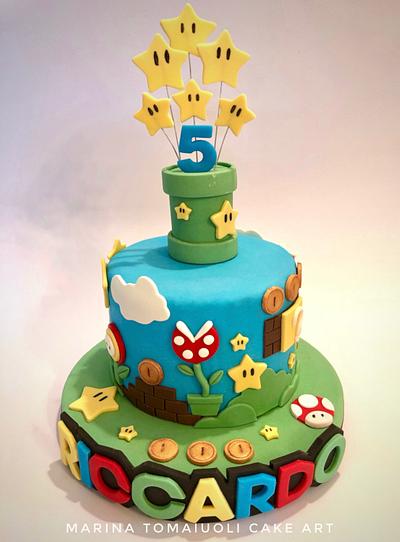 Super Mario cake  - Cake by Marina Tomaiuoli Cake Art