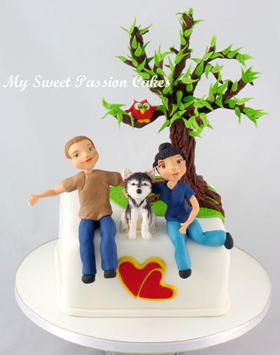 Love is in the air ;) - Cake by Beata Khoo