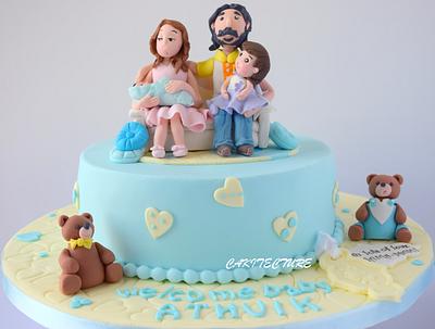 Blessings for the Bundle of Joy - Cake by CAKITECTURE