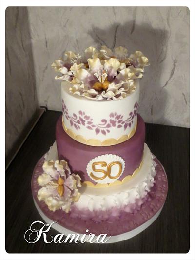 50th birthday - Cake by Kamira