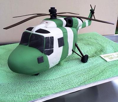 Lynx helicopter - Cake by Symphony in Sugar