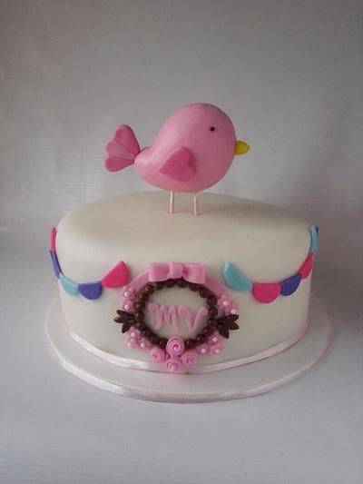 Little bird for a birthday - Cake by Holy Cupcakes Pasteleria