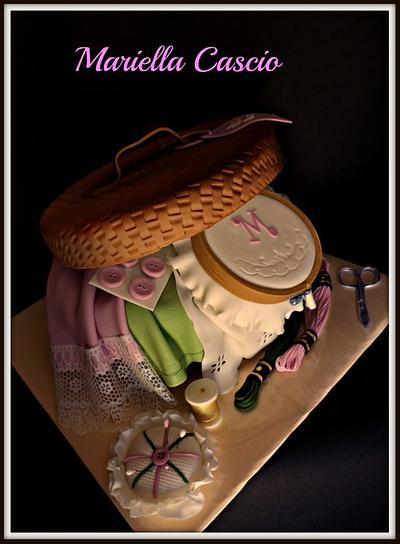 basket lace cake - Cake by Mariella Cascio