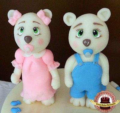Baby Bears  - Cake by Durrysch Bolos Decorados