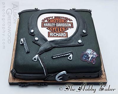 Harley jacket  - Cake by The hobby baker 