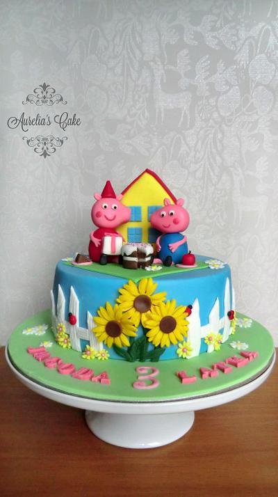 Peppa Pig cake - Cake by Aurelia's Cake
