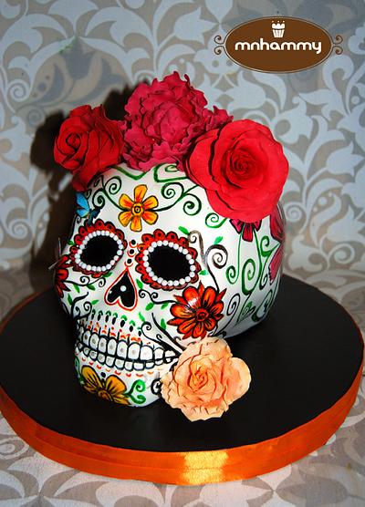 Mexican Skull - Cake by Mnhammy by Sofia Salvador