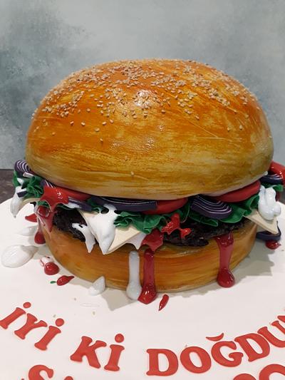 Hamburger pasta  - Cake by Sibelvepastalari