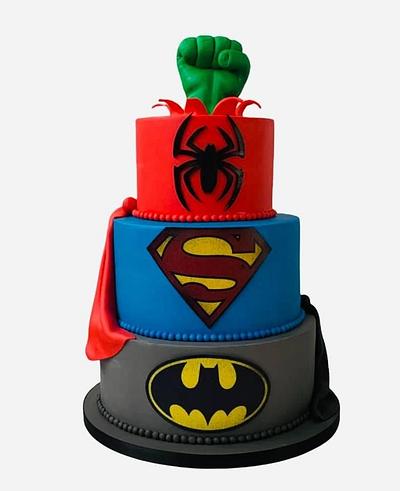 Super héros Marvel et comics  - Cake by DreamYourCake