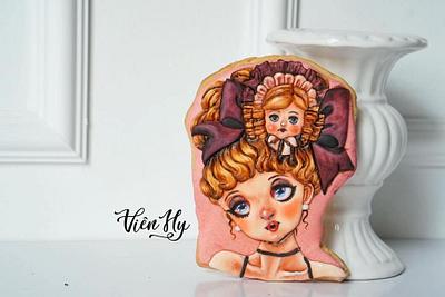 Girl with doll bow - Cake by Le Phan Vien Hy (byhysince2013)