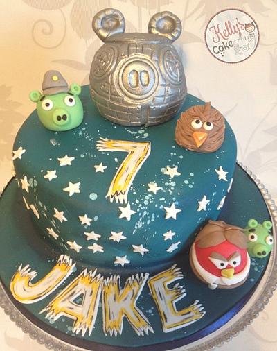 Angry Birds Star Wars - Cake by Kelly Hallett