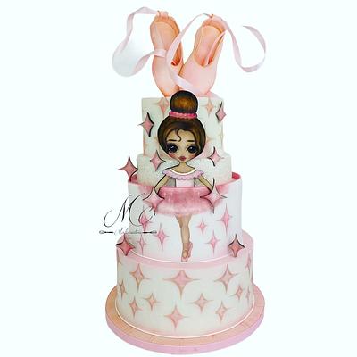 Ballerina cake - Cake by Cindy Sauvage 