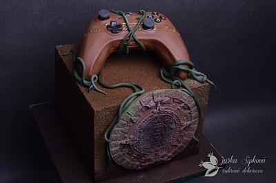 Xbox Tomb Raider Edition Cake - Cake by JarkaSipkova