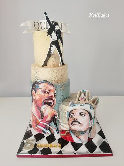 Freddie Mercury - Cake by MOLI Cakes