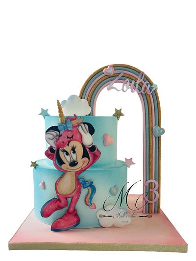 Minnie unicorne cake party - Cake by Cindy Sauvage 