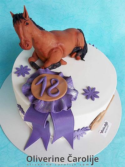 Horse Cake - Cake by Oliverine Čarolije 