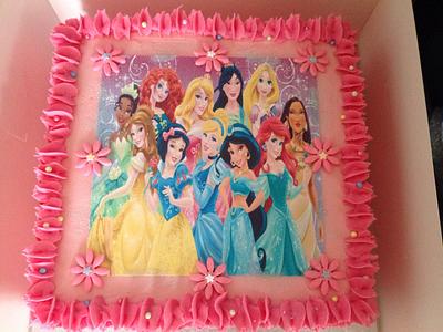 Pink Princess Cake - Cake by CharlotteHargroveCakes