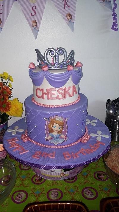 Sofia the first cake - Cake by Bespoke Cakes