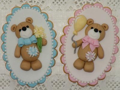 Teddy Bear Biscuits - Cake by CakeHeaven by Marlene