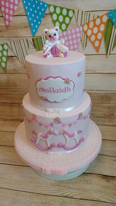 Mollaidh's Christening Cake - Cake by K Cakes
