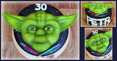 Star Wars - Yoda - Cake by Lenka