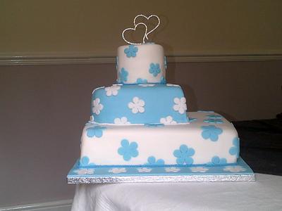 wedding cake  - Cake by helenlouise