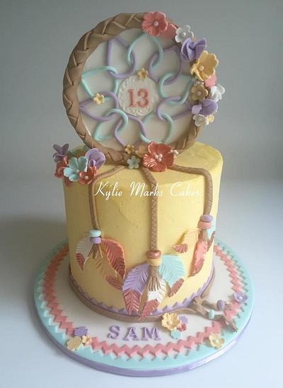 Dream catcher cake - Cake by Kylie Marks
