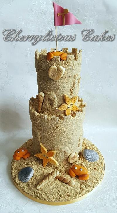 Sandcastle cake - Cake by Victoria - Cherrylicious Cakes