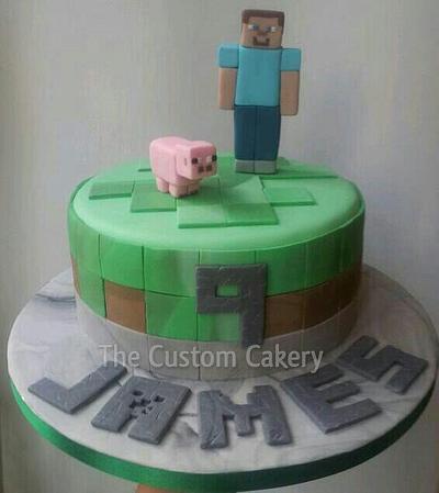 Another Minecraft cake! - Cake by The Custom Cakery