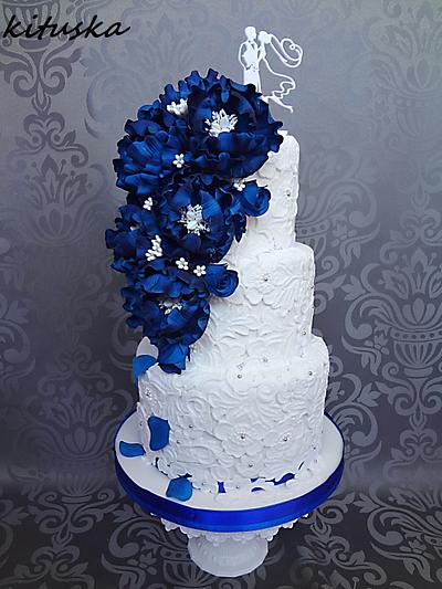 wedding lace cakes - Cake by Katarína Mravcová