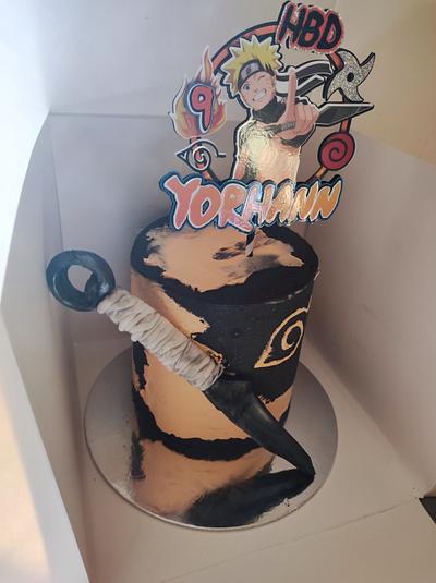 Naruto Shippuden b'day cake  - Cake by Cups'Cakery Design
