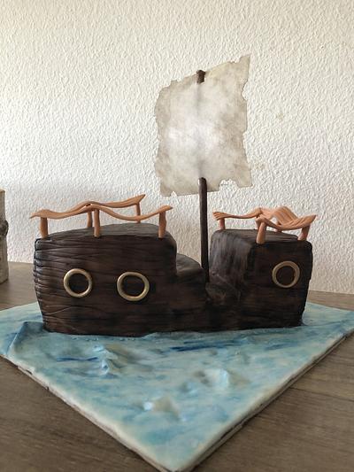 Pirate boat - Cake by caroline