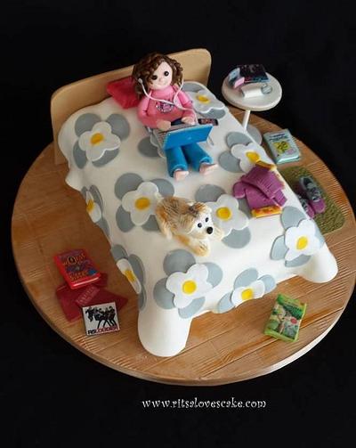 Teenager girl bedroom - Cake by Ritsa Demetriadou