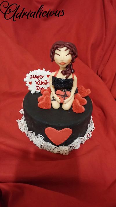 Sexy valentine - Cake by Adrialicious 