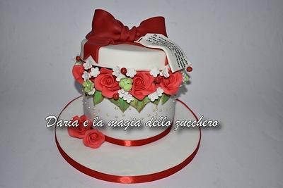 Flower box cake for Valentine's day - Cake by Daria Albanese