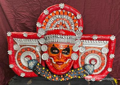 Theyyam sculpture (Indian folk dance) - Cake by Susanna Sequeira