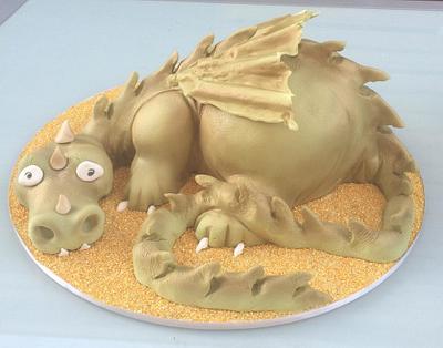 30th Birthday Dragon Cake - Cake by Lauren
