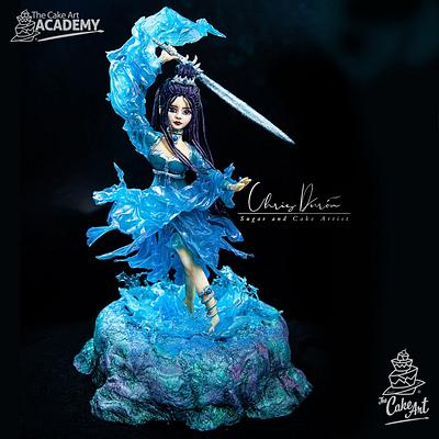 Anime Princess Warrior - Cake by Chris Durón from thecakeart.academy