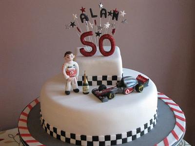 Formula 1 cake - Cake by Natalie Wells