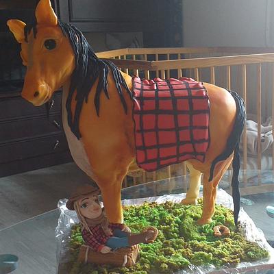  cake for daughter who loves horses - Cake by Stanka