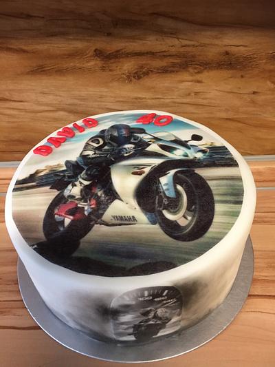 Motorbike - Cake by malinkajana