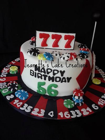 Casino Birthday cake - Cake by Jeanette's Cake Creations and Courses