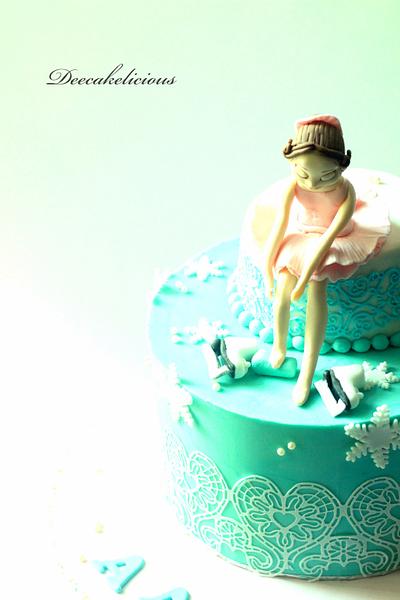 Ice Skater! - Cake by Deepa Shiva - Deecakelicious
